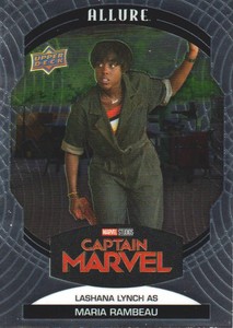 2022 UD Marvel Studios Allure Trading Card #91 Lashana Lynch as Maria Rambeau