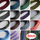 8mm (Cotton Yarn + PET) Expanding Braided Sleeving Wire Cable Harness Protection