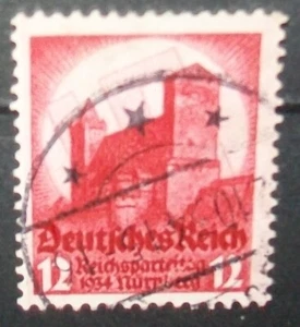 N°134C STAMP DEUTSCHES REICH CANCELED Aus - Picture 1 of 1