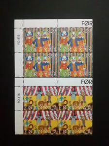 FÄRÖER MI-NR. 423-424 POSTFRISCH(MINT) 4er BLOCK EUROPA 2002 ZIRKUS - Bild 1 von 1