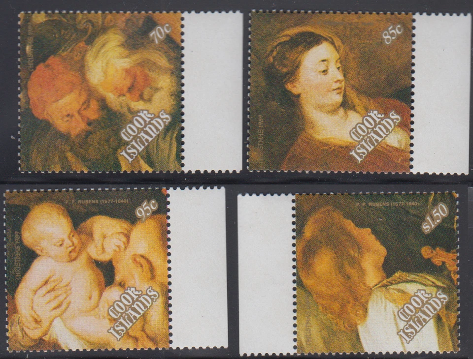 PP39 - COOK ISLANDS STAMPS 1989 PETER PAUL RUBENS PAINTINGS SG1024-7 MNH - Image 1 of 1