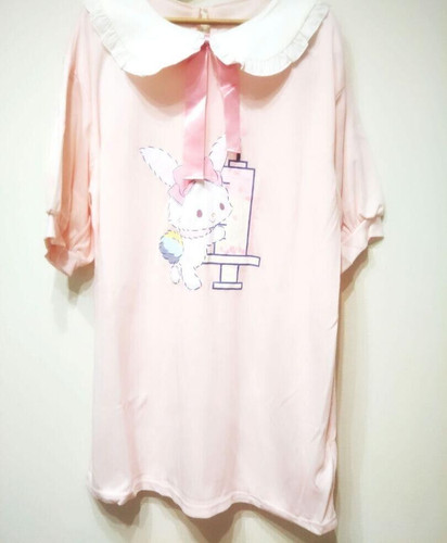 OFF WHITE Abito Sanrio Wish Me Mell a maniche corte colletto taglia M bianco da donna