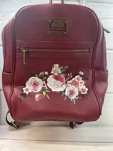 Loungefly Star Wars Darth Vader Floral Backpack Embroidered VADER - Picture 1 of 15