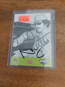 1992 Food Lion Richard Petty #100 Signed Card - Picture 1 of 1