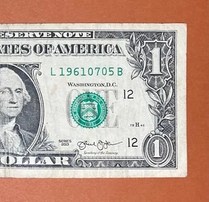 1961 July 5 (L 19610705 B) Birthday Note $1 One Dollar Bill - Picture 1 of 3