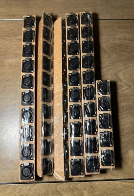 Neutrik NC4FD-L-BAG-4 polos receptáculo hembra, vasos de soldadura, negro - Paquete de 5 Foto 1 de 4