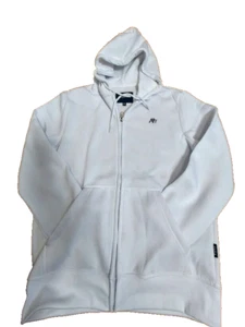 Aeropostale A87 White Full Zip Hoodie Men's M Aeropostale Shirt Aeropostale New - Picture 1 of 12