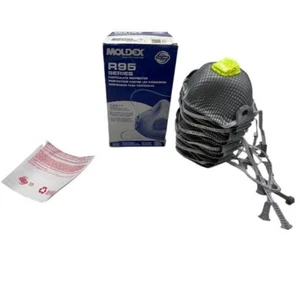 Box of 10 Moldex R95 Series Particulate Respirator with HandyStrap M/L 2840R95 - Picture 1 of 13
