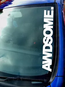 Calcomanías AWDSOME pequeñas - grandes pegatinas divertidas para coche JDM DUB EURO 4x4 - Imagen 1 de 2