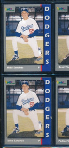 Lot (2) 1996 Team Issue Mike Sanchez Great Falls Dodgers (GD57) SWSW6