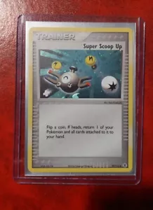 2004 Pokemon EX Fire Red Leaf Green Trainer Super Scoop Up Rev Holo 99/112 Card - Picture 1 of 4
