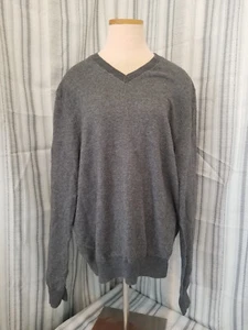 Suéter Gap Para Hombre Grande Gris Manga Larga Pullover Informal Cuello en V Adulto - Imagen 1 de 10