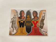 2007-08 SP Rookie Threads Dual Brandan Wright Thaddeus Young