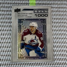 MIKKO RANTANEN 2022-23 UPPER DECK SERIES 1 POPULATION COUNT 1000 #PC-19 AVS!