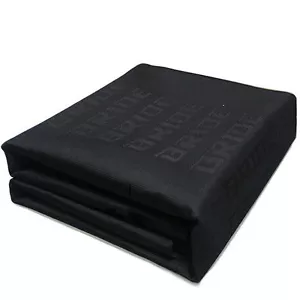 JDM Black Bride Fabric Seat Cloth Racing Seats Cover Interior Cloth 2M×1.6M - Picture 1 of 2