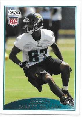 2009 Topps Football Jarett Dillard Rookie Card Jaguars - Image 1 of 2