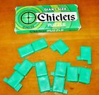 Chiclets Gum Vintage Puzzle Original Box 12 Plastic Interlocking Pieces Made USA