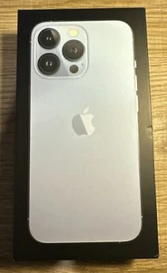 BOX ONLY Apple iPhone 13 Pro Sierra Blue 128GB Model A2483 - Photo 1 sur 3