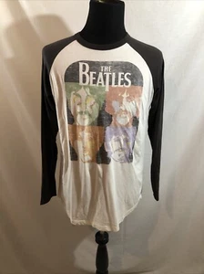Comida chatarra “The Beatles” estilo béisbol T - hombres M, pecho 22”, longitud 25,5” - Imagen 1 de 4