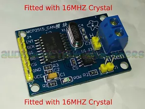 π¬π§ Arduino CAN BUS Transceiver Module Car OBD2 OBDII MCP2515 * 16MHZ Crystal * - Picture 1 of 7