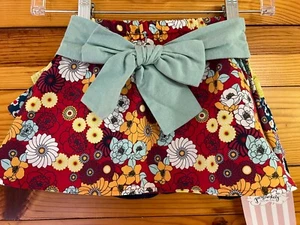 NWT Persnickety Jaycie Skirt w/Bow Tiered Ruffled Back Double Dutch Size 2 yrs - Picture 1 of 2
