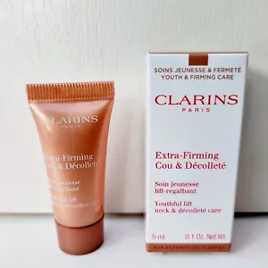 Clarins Extra Firming Youthful Lift neck & décolleté Care, 5ml, Brand New in Box - Picture 1 of 5