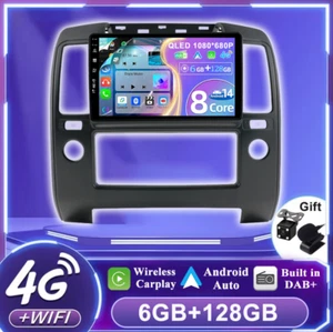 DAB+ Für Nissan Navara D40 2005-11 Autoradio Android14 Navi GPS Car Play QLED 4G - Bild 1 von 17
