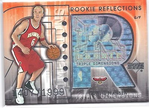 2003-2004 Triple Dimensions Travis Hansen novato Reflections Hawks radiocontrol #1407/1999 - Imagen 1 de 2