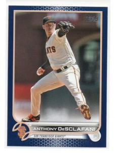2022 Topps Series 1 Royal Blue #137 Anthony DeSclafan SF Giants SP - Imagen 1 de 1