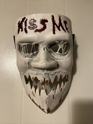 THE PURGE SERIE DE TV PELÍCULAS AÑO ELECTORAL DISFRAZ MÁSCARA FACIAL TRUCO O TRATO ADULTO Foto 1 de 4