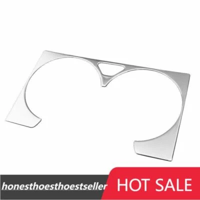 Para Benz GLE GLS 2020-22 Plata Titanio Consola Media Marco Taza de Agua Borde de Coche Foto 1 de 4