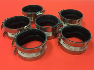 Pipeconx 3" - No-Hub Coupling - PCXSC00-33 - LOT OF (6) - UNUSED - Picture 1 of 5