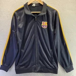 Chaqueta de Pista FC Barcelona Adulto Grande Negra Cremallera Completa Fútbol Barça Hombres - Imagen 1 de 16
