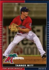 2016 Grandstand Fort Myers Miracle TANNER WITT RC TWINS KANSAS STATE DALLAS TX