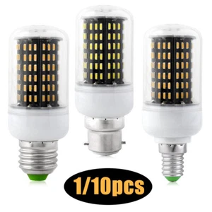 1/10Pcs E14 E27 B22 LED Corn Light Bulbs 12W - 35W Screw Bayonet White Lamp 230V - Picture 1 of 17