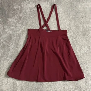 Modcloth Jumper Womens Size 1X Burgundy Stretch Flowy - Picture 1 of 7