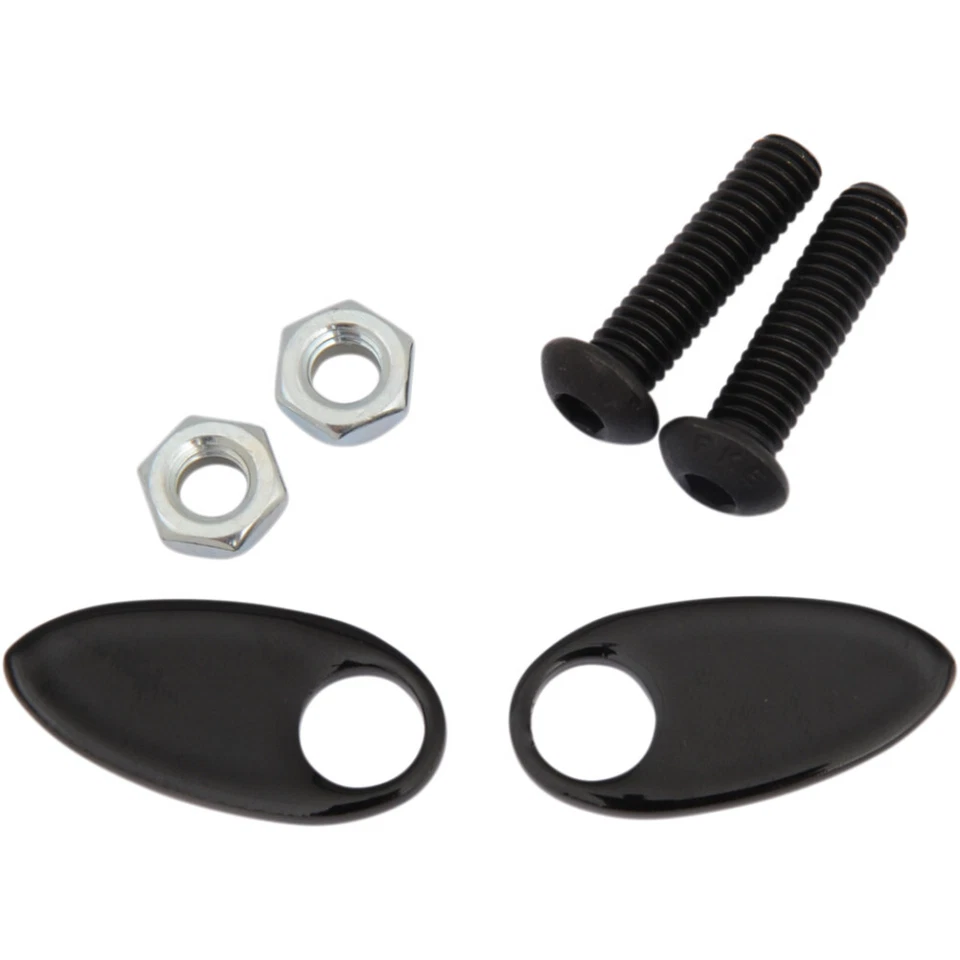 Placa de cubierta de señal de giro trasera Cycle Visions - negra | CV-4813B Foto 1 de 1