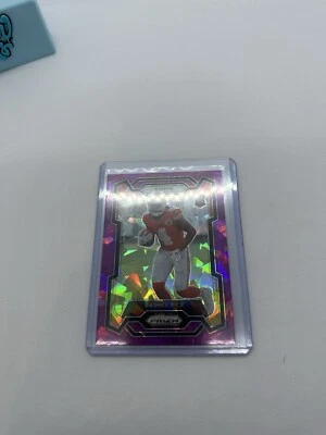 2023 Prizm Rashee Rice Purple Ice RC #/225 #350 Chiefs - Image 1 of 2