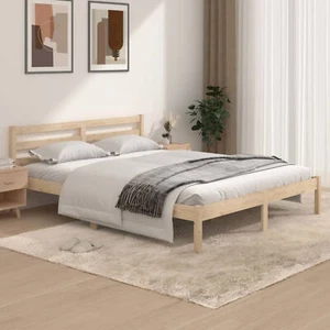 Massivholzbett Kiefer 150x200 5FT King Size A7I7 - Bild 1 von 8