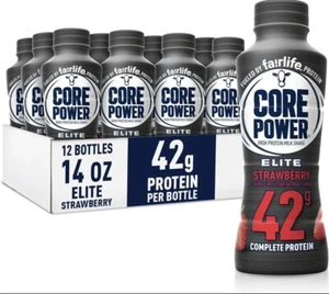 Core Power Fairlife Elite 42g High Protein Milk Shake Bottle (Pack of 12)