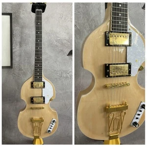 Guitarra eléctrica para violín Hofner Ignition Profession 6 cuerdas cuerpo hueco parte dorada - Imagen 1 de 9