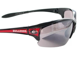 Georgia Bulldogs Black Red Mens Womens Licensed NCAA Sunglasses UGA S7JT - Picture 1 of 1