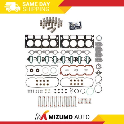 Juego de juntas de culata pernos elevadores aptos para 04-08 Chevrolet GMC Buick Cadillac OHV sin AFM Foto 1 de 4