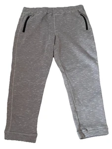 Felpa uomo grigia resistente alle intemperie vintage tasche zip foderata in pile taglia XL - Foto 1 di 12