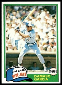 1981 Topps #488 Damaso Garcia RC Toronto Blue Jays - Picture 1 of 2