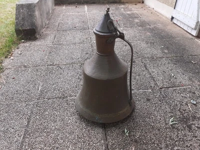 Grande seau aiguiere ancien cuivre antiquité Afrique du Nord outil de berger - Photo 1/4