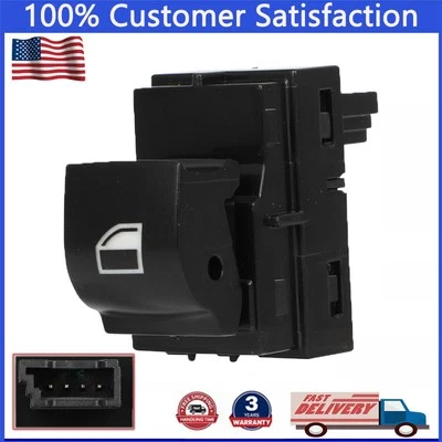 Interruptor ventana trasera o delantera derecha para BMW 528I 530I 535I 540I 535D 540D 740LD EE. UU. Foto 1 de 4