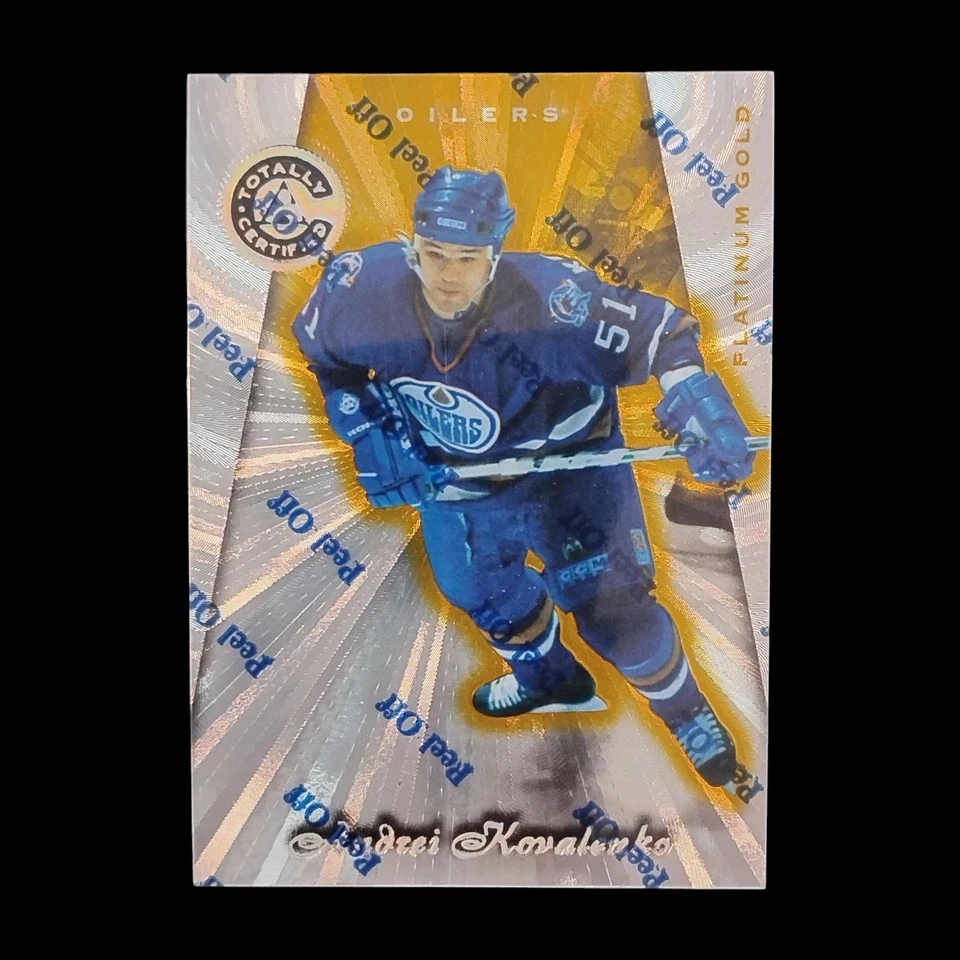 1997 Pinnacle Certified Hockey Platinum Gold /69 Andrei Kovalenko - Image 1 of 2