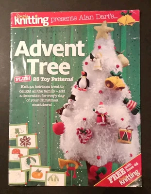 Simply Knitting ADVENT TREE W/25 Toy Patterns by Alan Dart's - Image 1 of 4