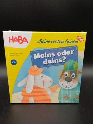 HABA 012218 Meine ersten Spiele Meins oder deins? NEU OVP UNGEÖFFNET  - Bild 1 von 4
